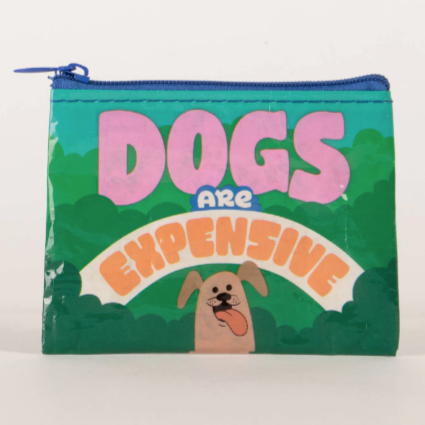 Blue Q 'Dogs Are Expensive' Coin Purse