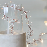 Silver Cluster LED Light Chain