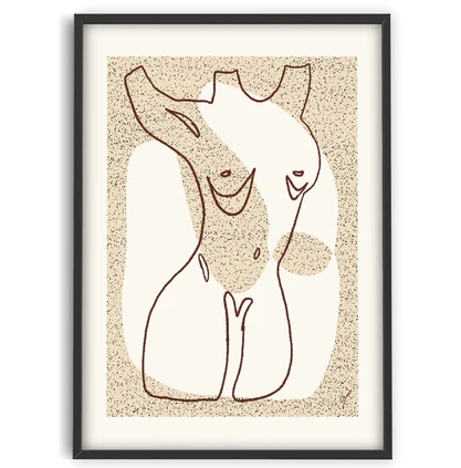 Lois Simple Elegance Framed Print