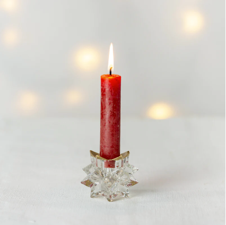 Glass Star Candleholder