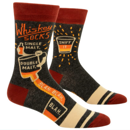 Blue Q Whiskey Mens Socks