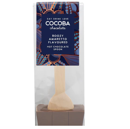 Boozy Amaretto Flavour Hot Chocolate Spoon