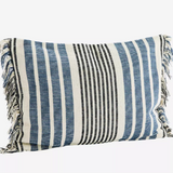 Striped Cushion - Blue