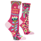 Hi I Don't Care Thanks Socks