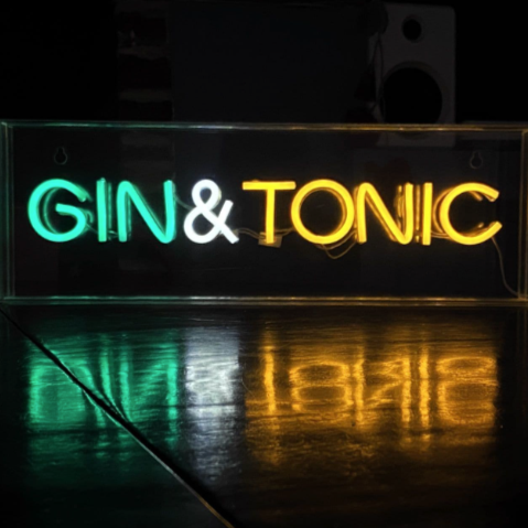 Gin & Tonic Neon Light