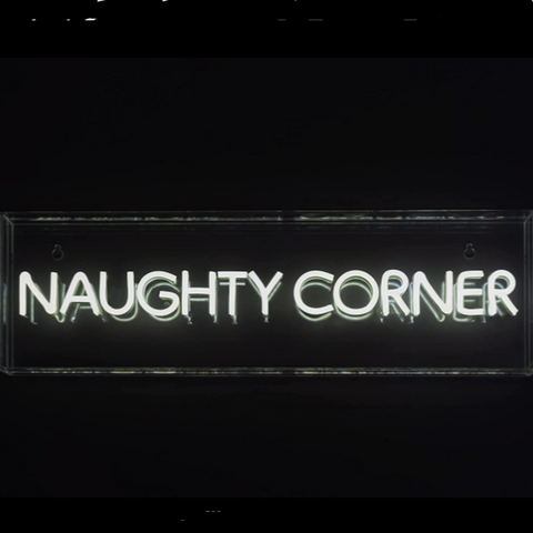Naughty Corner Neon Light - White