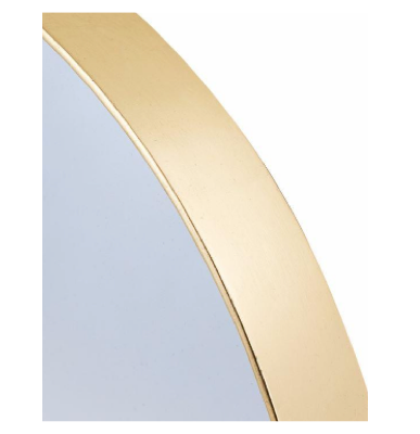 Extra Large Round Gold Wall Mirror