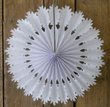 Paper Snowflake - Small Oak