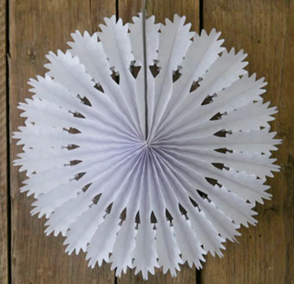 Paper Snowflake - Small Oak