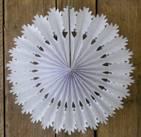 Paper Snowflake - Small Oak