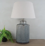 Neptune Ceramic Lamp with Cream Shade
