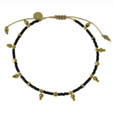 Aya Bracelet - Black and Gold