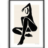 Astrid - Essence Noir Framed Print