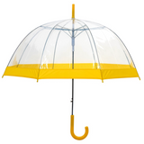 Clear Umbrella - Yellow Handle