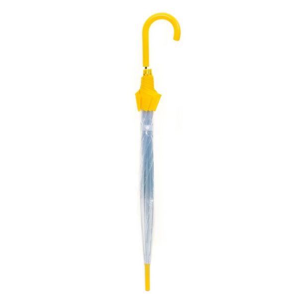 Clear Umbrella - Yellow Handle