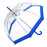 Clear Umbrella - Blue Handle