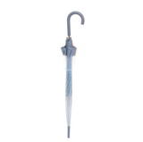 Clear Umbrella - Grey Handle