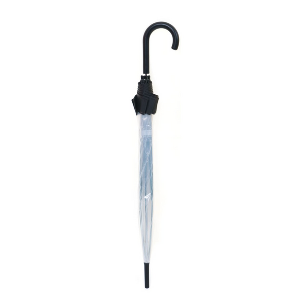 Clear Umbrella - Black Handle