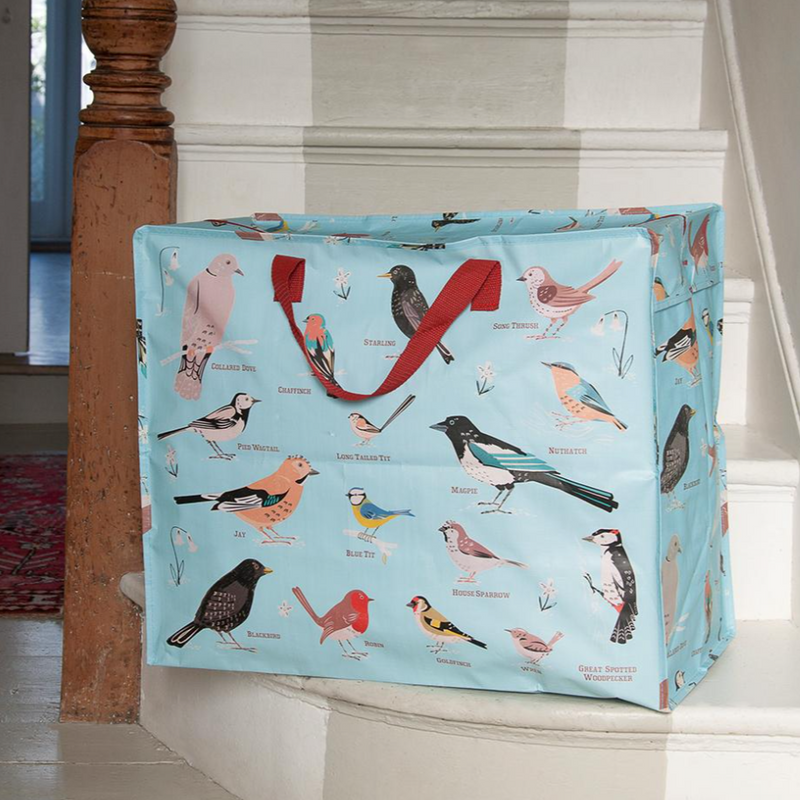 Jumbo Storage Bag - Garden Birds