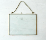 Brass Hanging Frame Landscape 20  x 15 cm