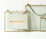 Brass Hanging Frame Landscape 20  x 15 cm
