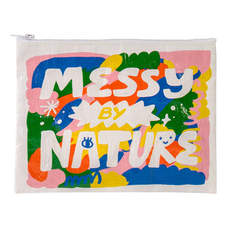 Blue Q - Messy by Nature Zipper Pouch