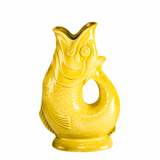 Ceramic Gluggle Jug - Yellow