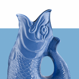 Ceramic Gluggle Jug - Sea Blue