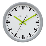 Swiss Station Clock - Baton Lime Hands