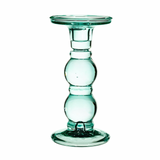 Eloise Glass Candle Holder Turquoise