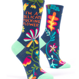 I'm A Delicate Fucking flower Woman's Socks