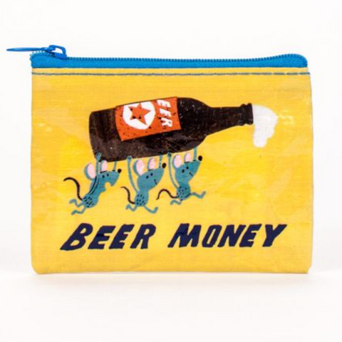 Blue Q 'Beer Money' Coin Purse