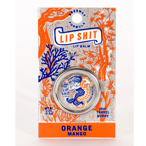Blue Q Lip Shit Lip  Balm - Orange Mango