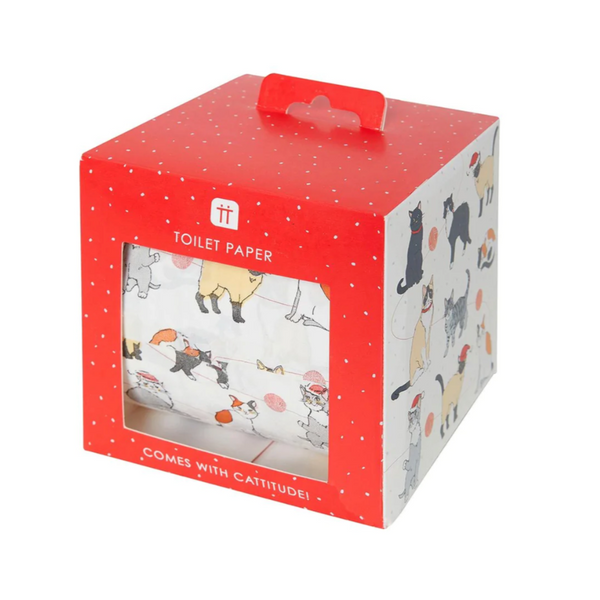 Christmas Cat Toilet Roll