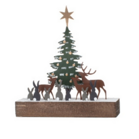 Forest Christmas Scene