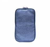 Metallic Leather Phone Pouch Crossbody