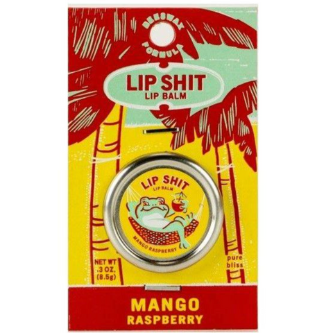 Blue Q Lip Shit Lip  Balm - Mango Raspberry