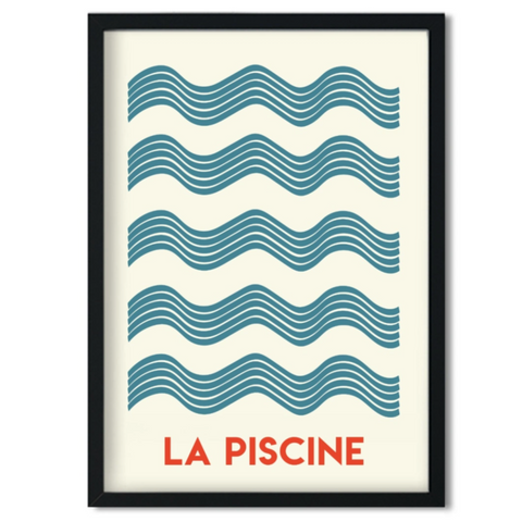 La Piscine Framed Print