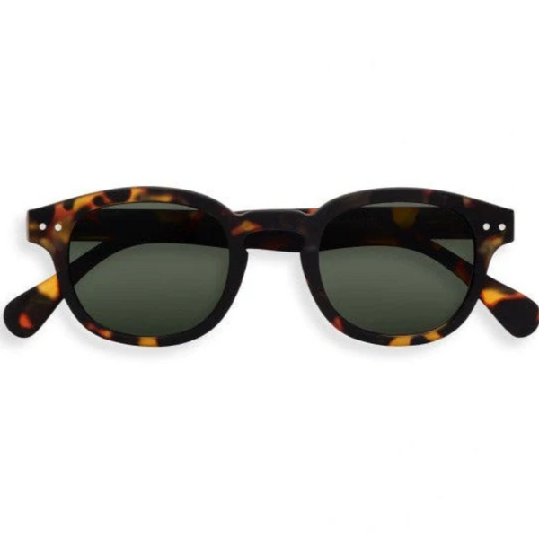Izipizi Sunglasses - Tortoise Green Lens, #C