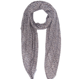 Abstract Animal Print Scarf - Leopard Print