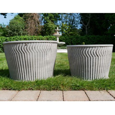 Galavanized Zigzag Short Dolly Tubs