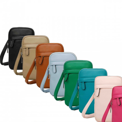 Leather Phone Pouch Purse