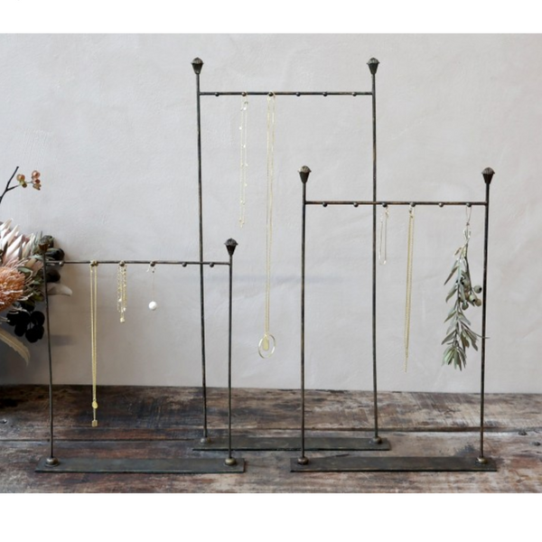 SALE - Antique Brass Rack with 6 Arms