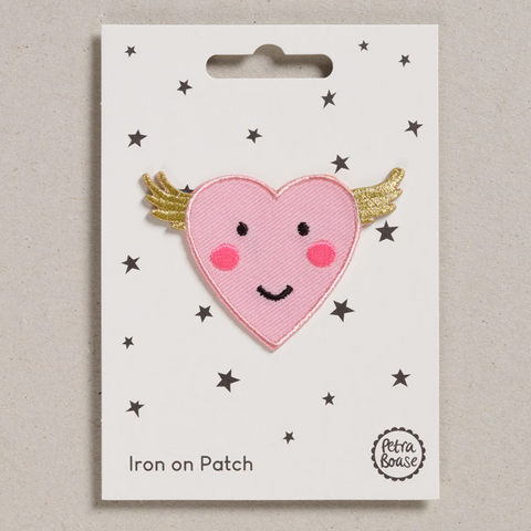 Iron on Patch - Flying Heart
