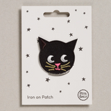 Iron on Patch - Black Cat