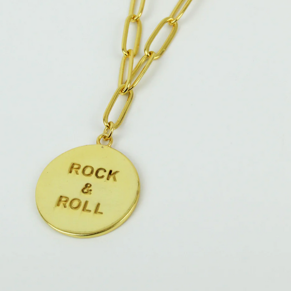 My Doris Rock & Roll Coin Necklace