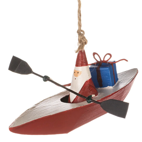 Shoeless Joe Kayak Santa