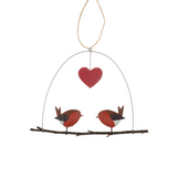 Shoeless Joe Robin Love on Perch
