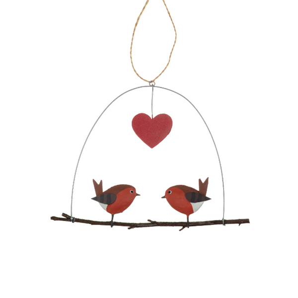 Shoeless Joe Robin Love on Perch