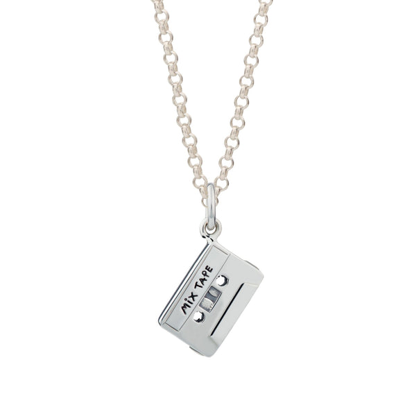 Mixtape Necklace - Sterling Silver and 18ct Gold Plated